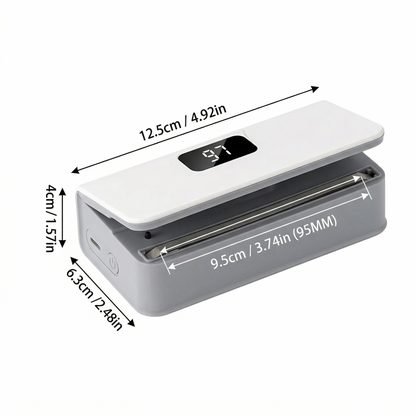 Smart Rechargeable Bag Sealer | Keep Snacks Fresh Instantly